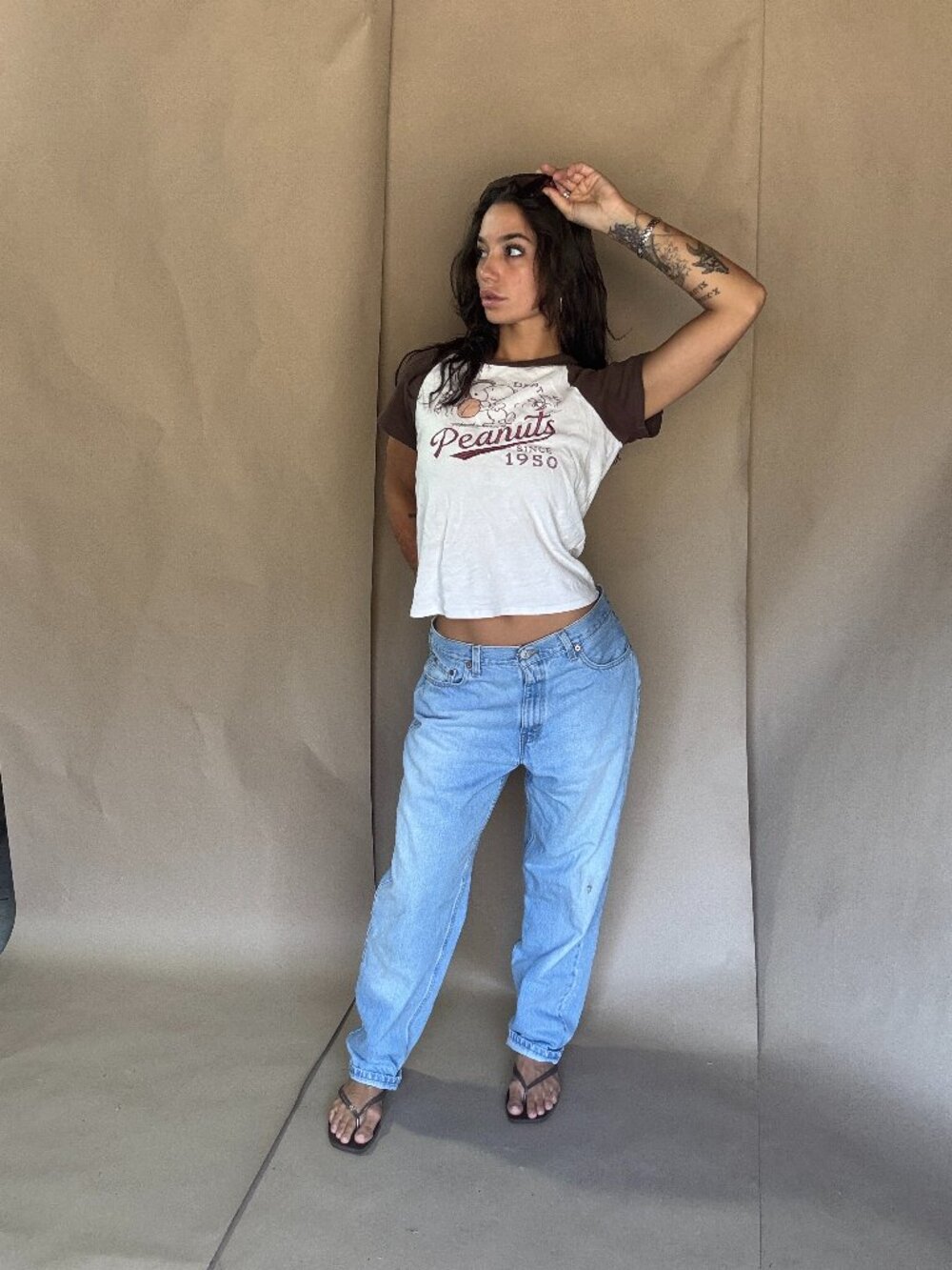 90s Levi's 560 Jeans (12) blue denim vintage womens high waisted straight leg